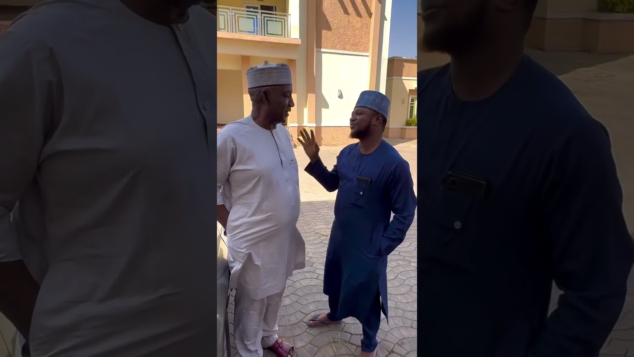 Tanimu Akawu da Baba Sadiq (Auwal #labarina) a bayan fagen film #darasi. #new #kannywood #garwashi