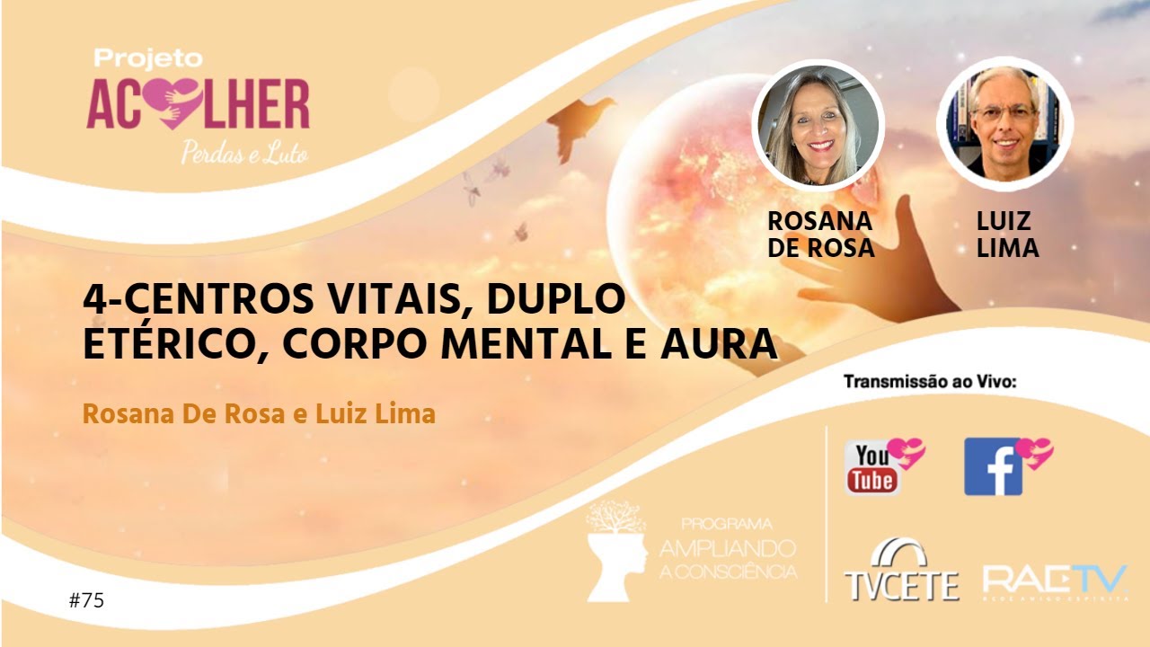 Estudo: Centros Vitais, Duplo Etérico, Corpo Mental e Aura - Jornada do Conhecimento #75
