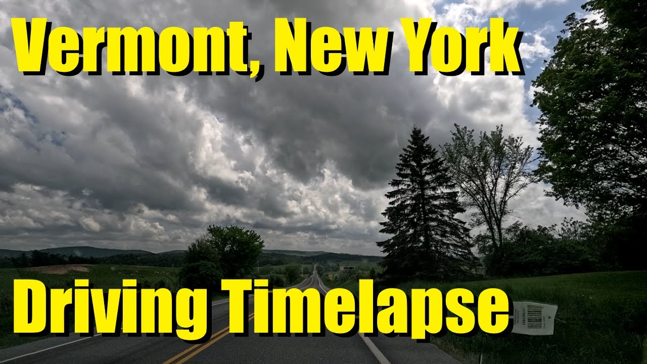 Timelapse - Driving through Vermont and upstate New York