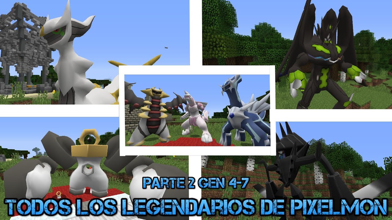 COMO CONSEGUIR TODOS LOS LEGENDARIOS DE PIXELMON (PARTE 2 GEN 4-7) I PIXELMON REFORGED 8.1.2
