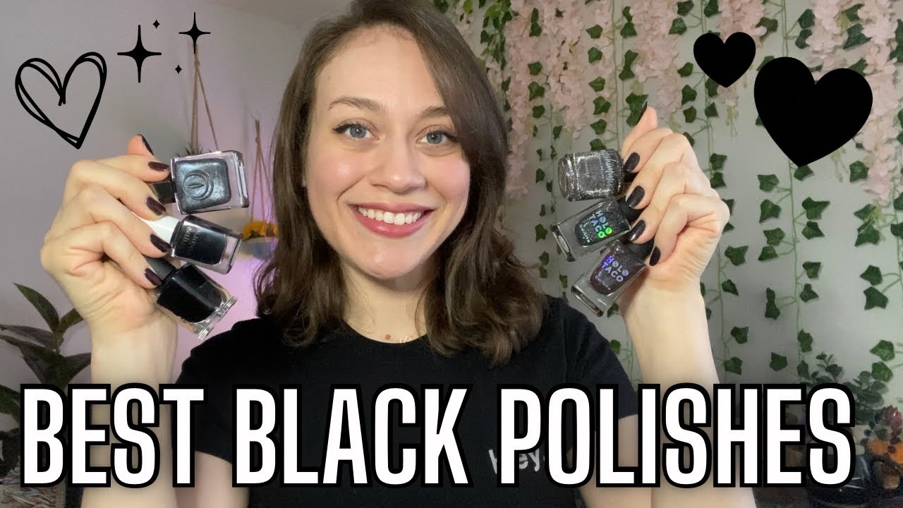 My 8 Favorite Black Nail Polishes! 🖤 | Favorite Color Series