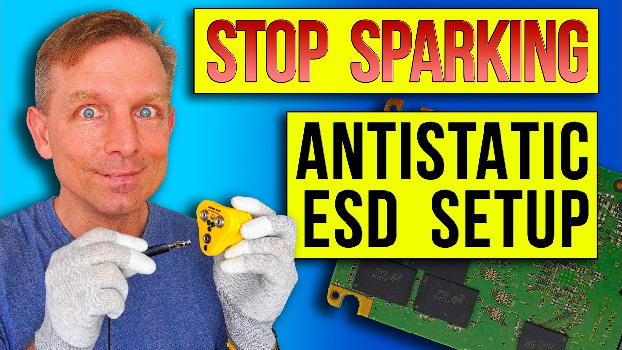 ESD Protection Setup for Home Soldering | How to Build ESD Workstation
