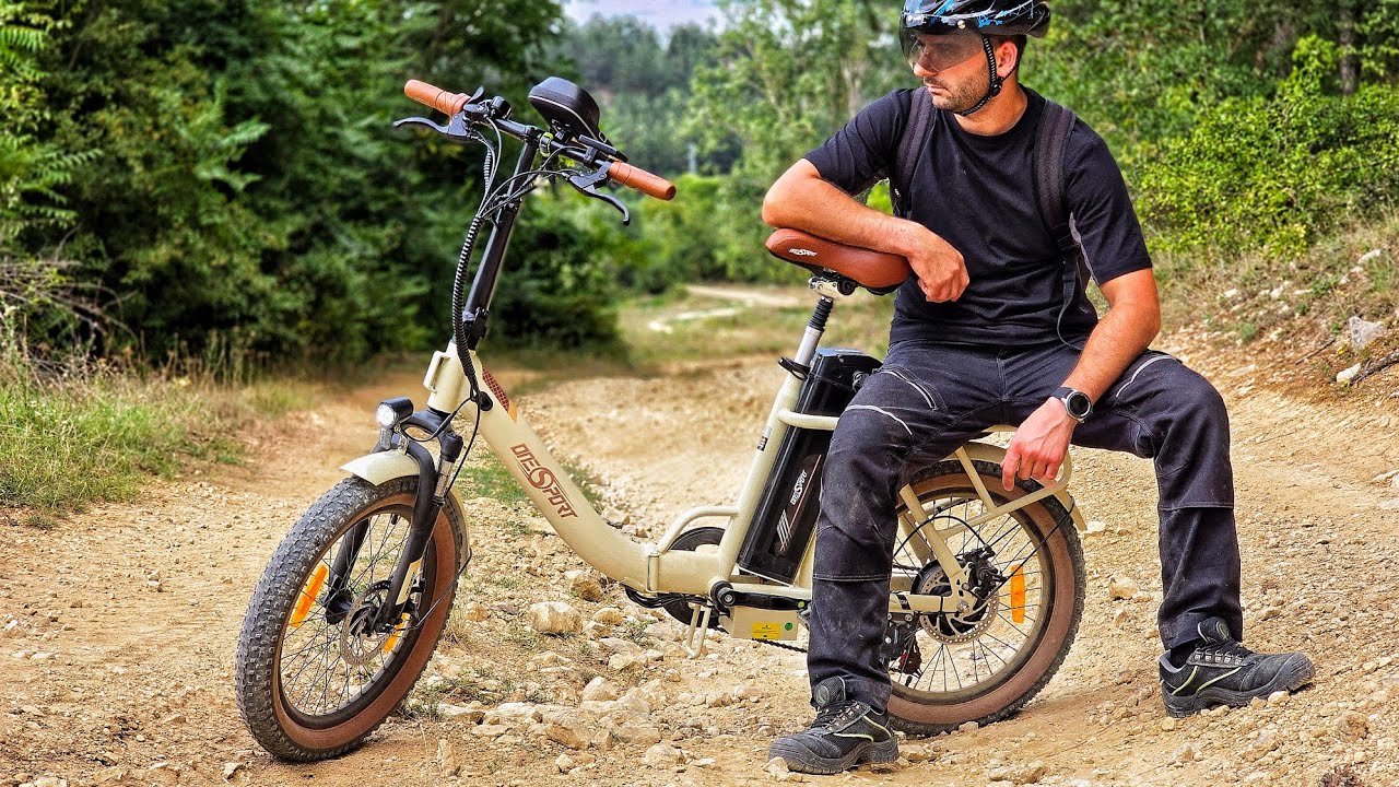 Folding e-Bike OneSport OT16-2 that pushes the limits in Hill Climbing
