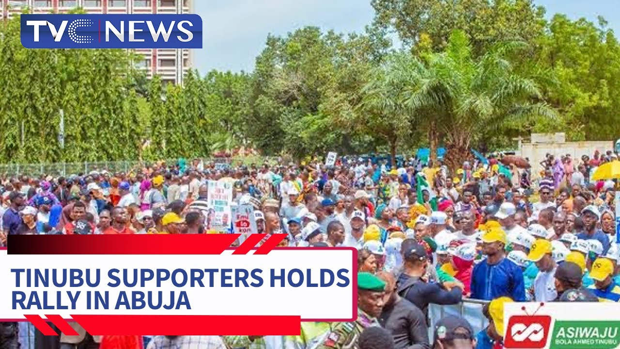 Tinubu Supporters Group Holds Road Show In Abuja