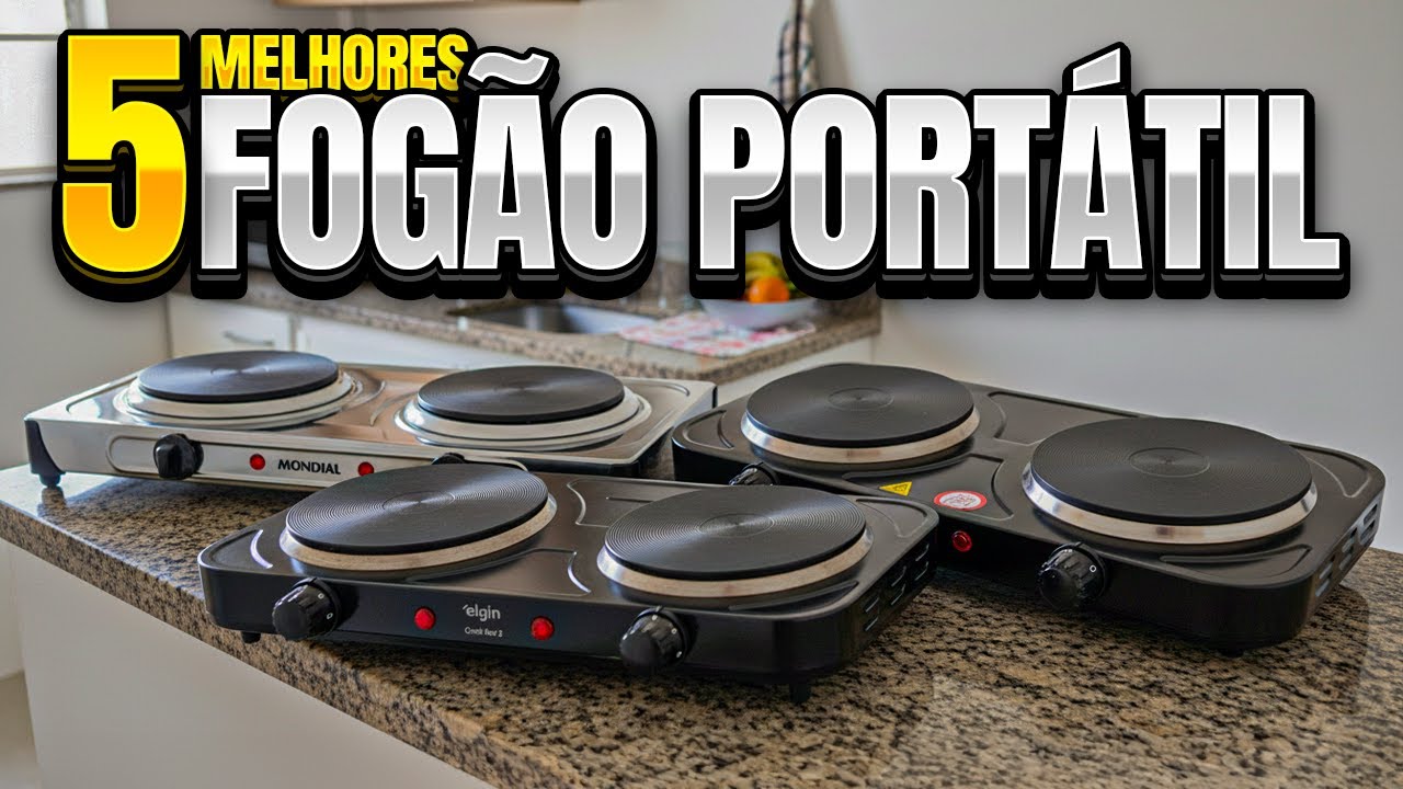 5 MELHORES FOGÕES ELÉTRICO PORTÁTEIS 2 BOCAS 2025