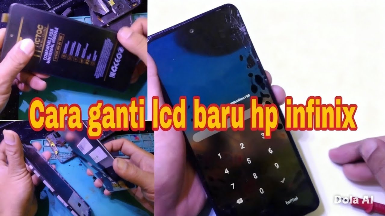 Cara ganti lcd hp Infinix hot 30, ganti lcd infinix hot 30, cara memperbaiki lcd Infinix hot 30 