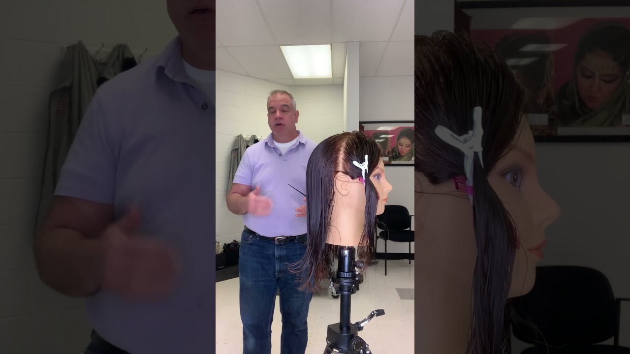 711. 180 degree cut.    Long layers.