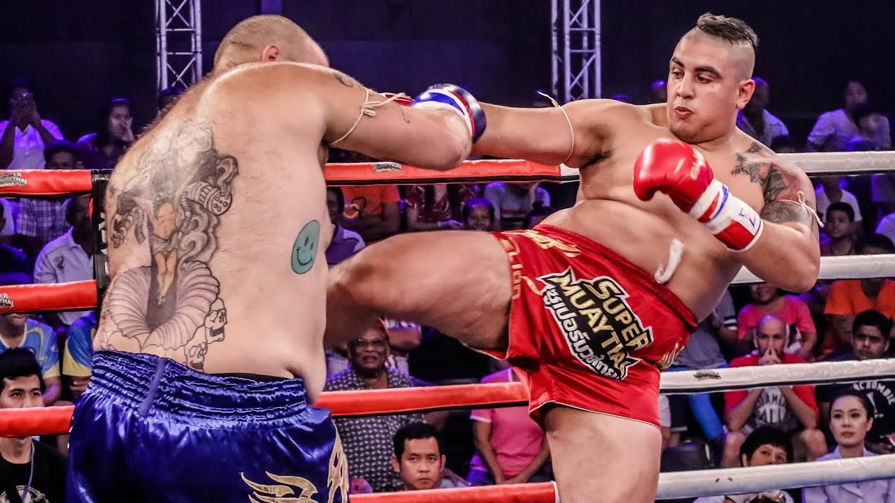 Super Heavyweight World Title Muay Thai Fight |  Yassine Boughanem Vs Steven Banks
