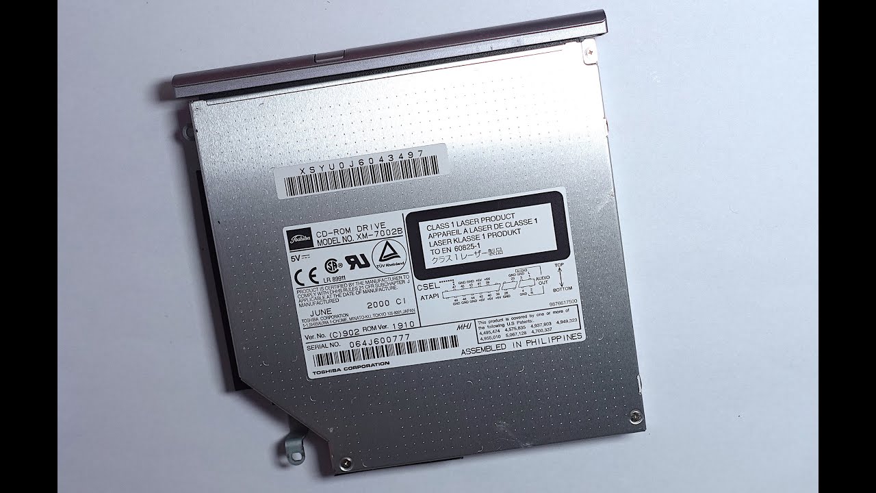 CD ROM Toshiba Disassembly