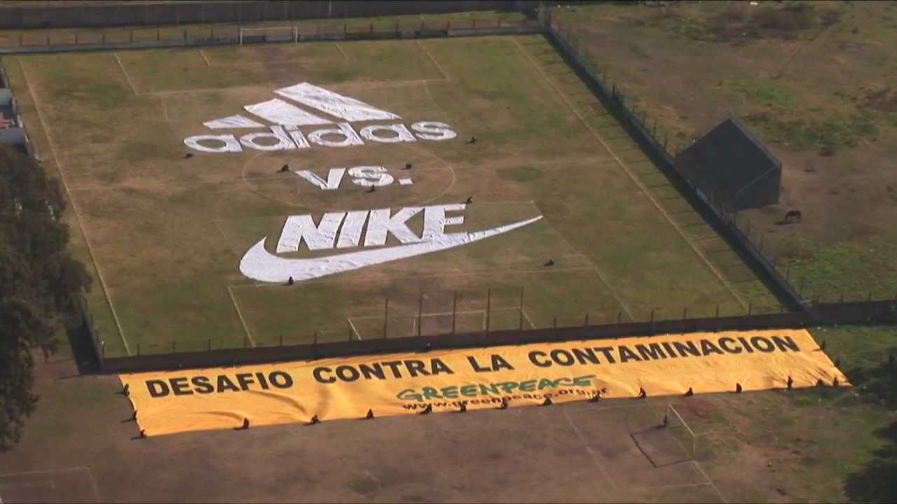 Greenpeace desafía a Nike y Adidas