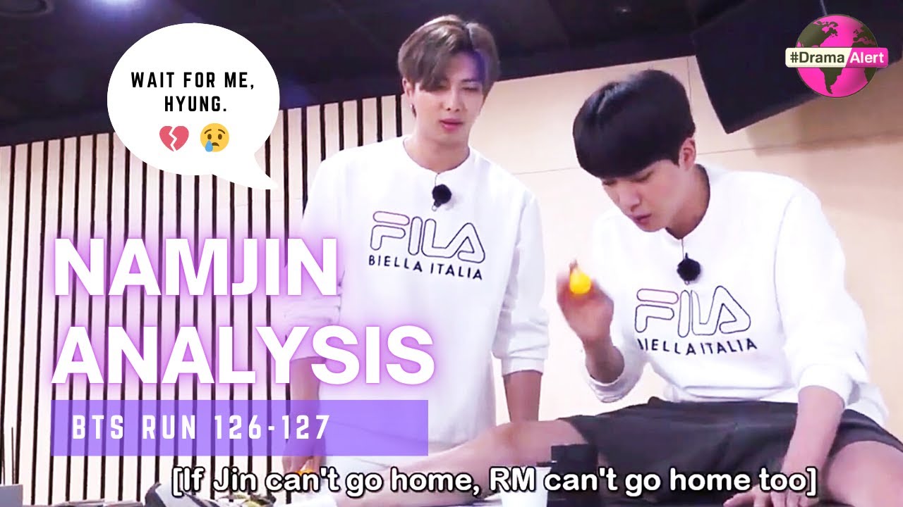 NamJin Analysis: BTS Run 126-127 (RM always wants to be with Jin)