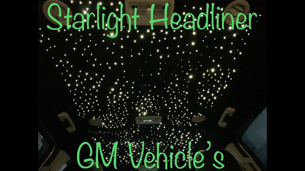 Rolls Royce Headliner 2 kits SUV install Escalade Tahoe  Yukon Suburban starlight