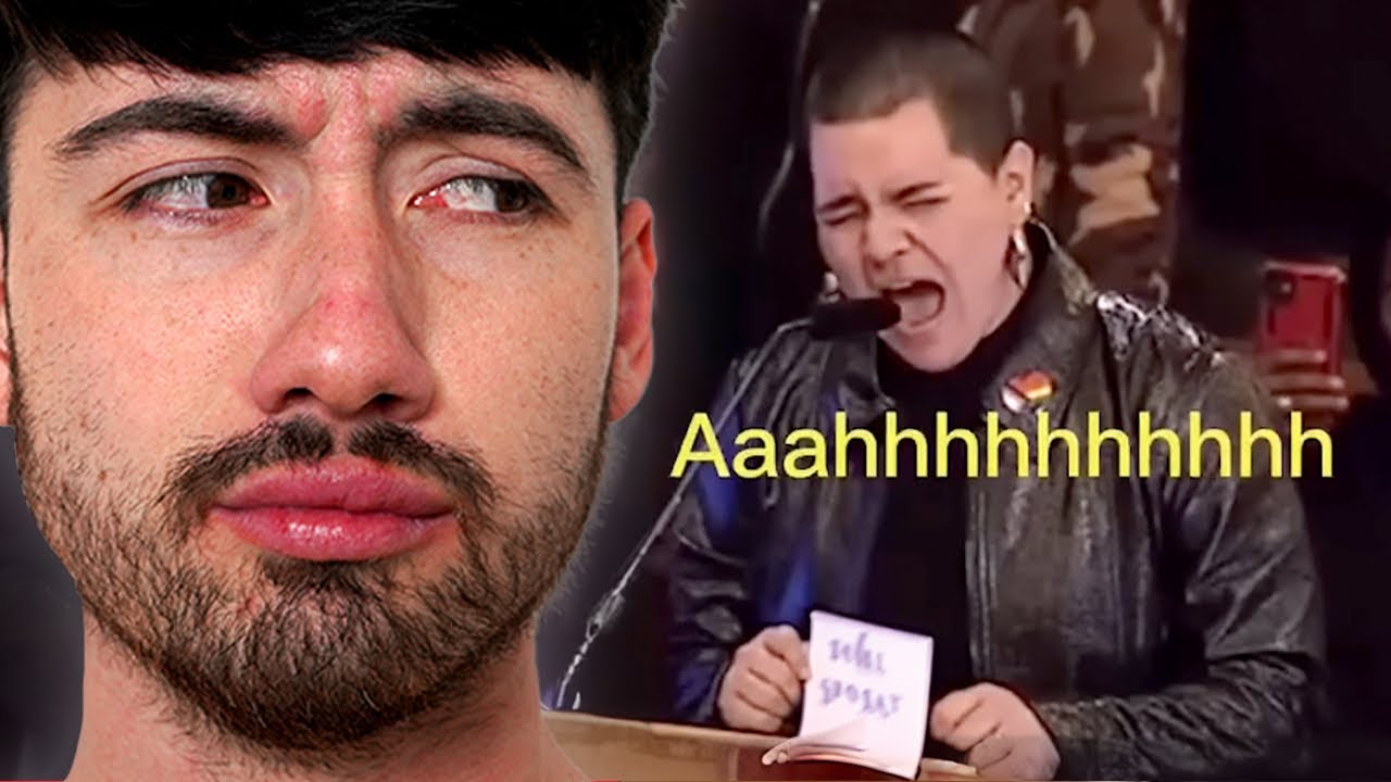 They/Them has MELTDOWN during a town hall meeting
