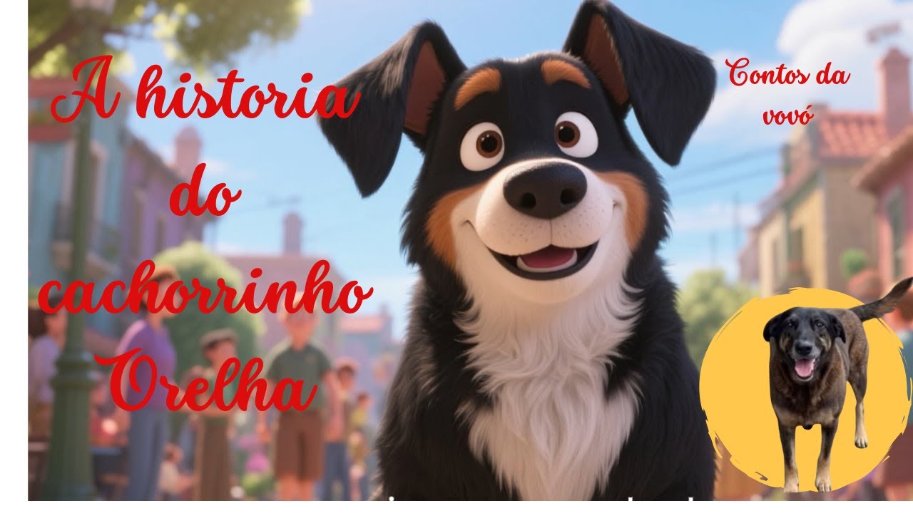A Linda História do Cachorro Orelha | Contada pela Vovó #cachorro #historinhasinfantis #contos