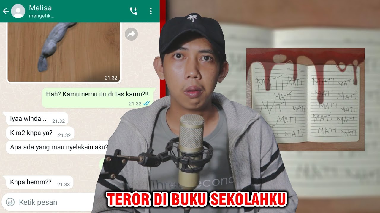 TEROR DI BUKU SEKOLAHKU 😱| CHAT HISTORY HORROR INDONESIA