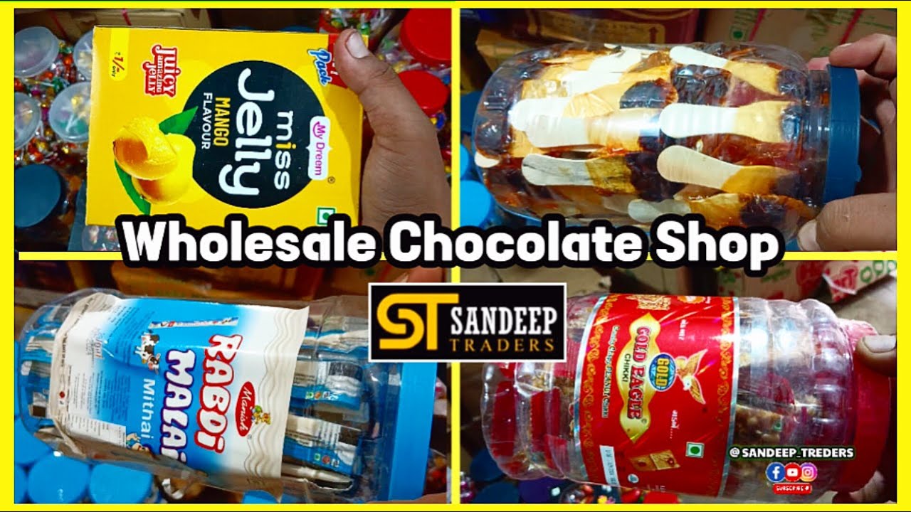 Sandeep Treders Wholesale Confectionery Shop || Chocolate Wholesale Market in Delhi