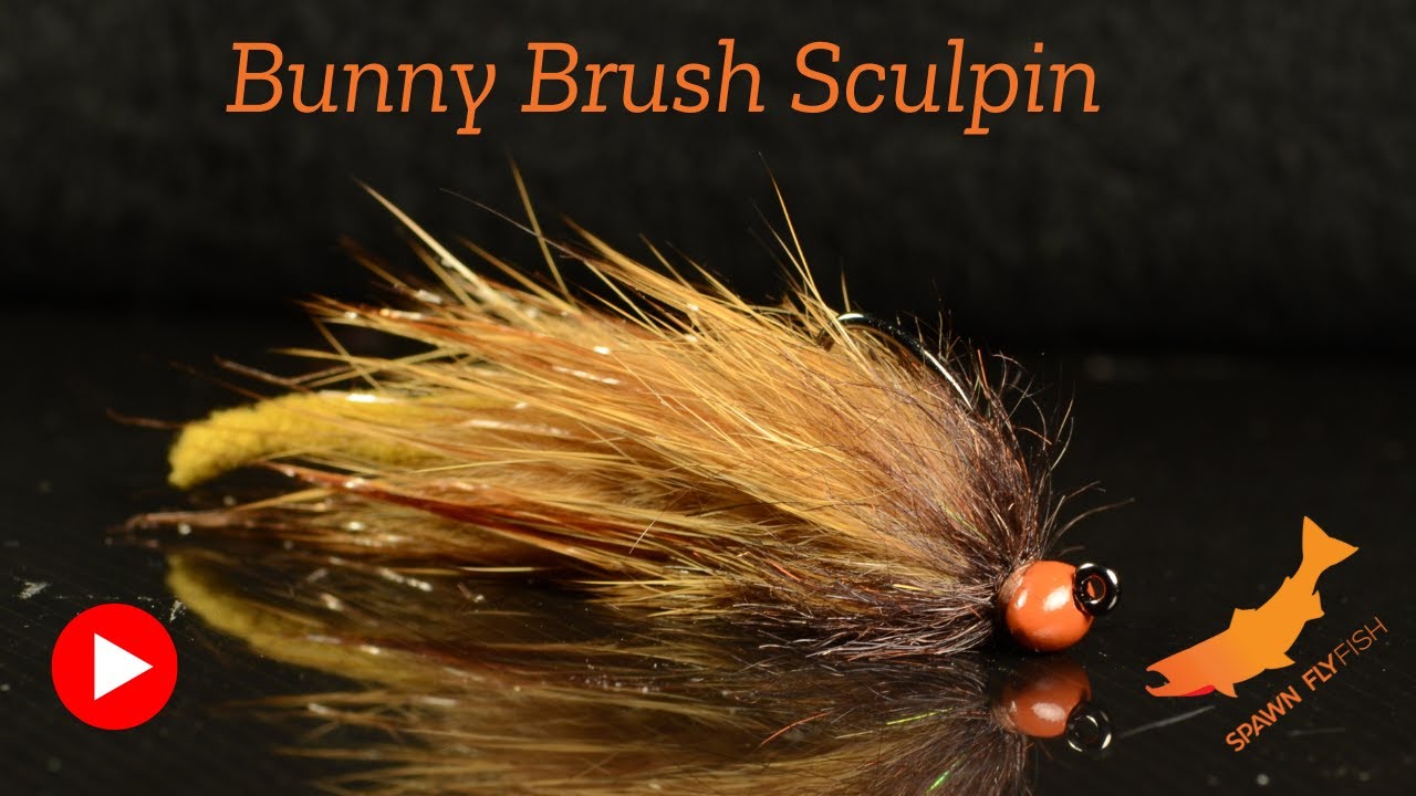 Bunny Brush Sculpin for Trout and Bass- Fly Tying Tutorial