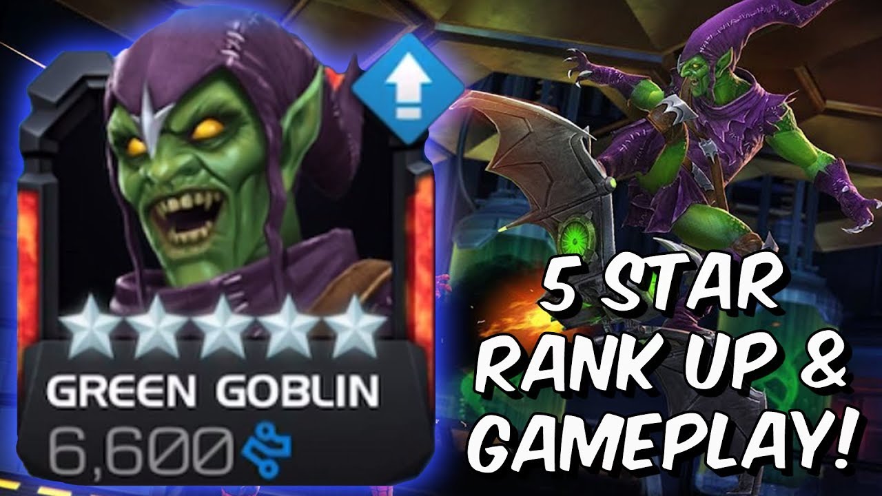 5 Star Green Goblin Rank Up & Gameplay! - Marvel Contest of Champions