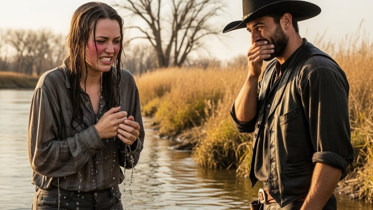 She fell in the river and he couldn't stop laughing - until the danger arrived