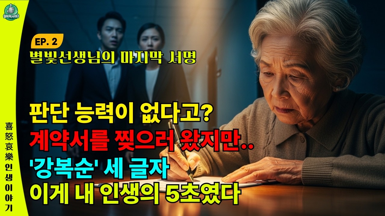 산골에 버려진 어머니... 하필 그날 출판사의 전화가. 소스라진 며느리의 최후  | 시니어사연 | 감동이야기