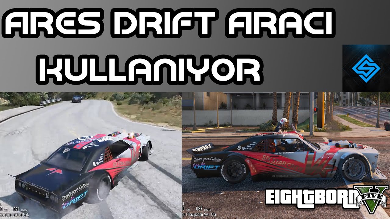 EightbornV Ares Özel Drift Araçlarıyla Yanlıyor!! - Ediz, Geralt, Ares!!  - EightbornV Syna Kesit #6