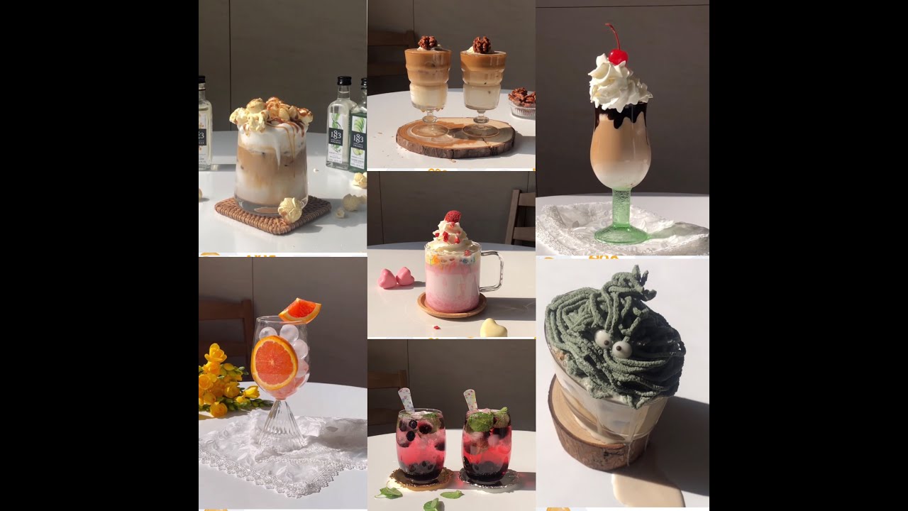Cùng xem pha chế đồ uống Hàn Quốc cực lạ mắt - Korean drinks P1 | BrennaLISA
