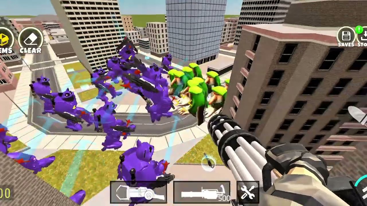 Purple Army vs Giant Bird Creatures | Crazy GMod Fight! 😱 