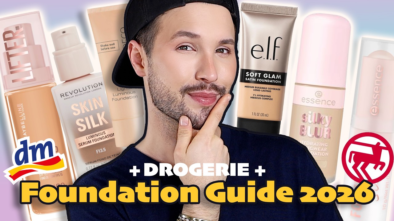 DEIN Drogerie Foundation Guide 2026 | Welche Foundation PASST zu DIR? | Maxim Giacomo