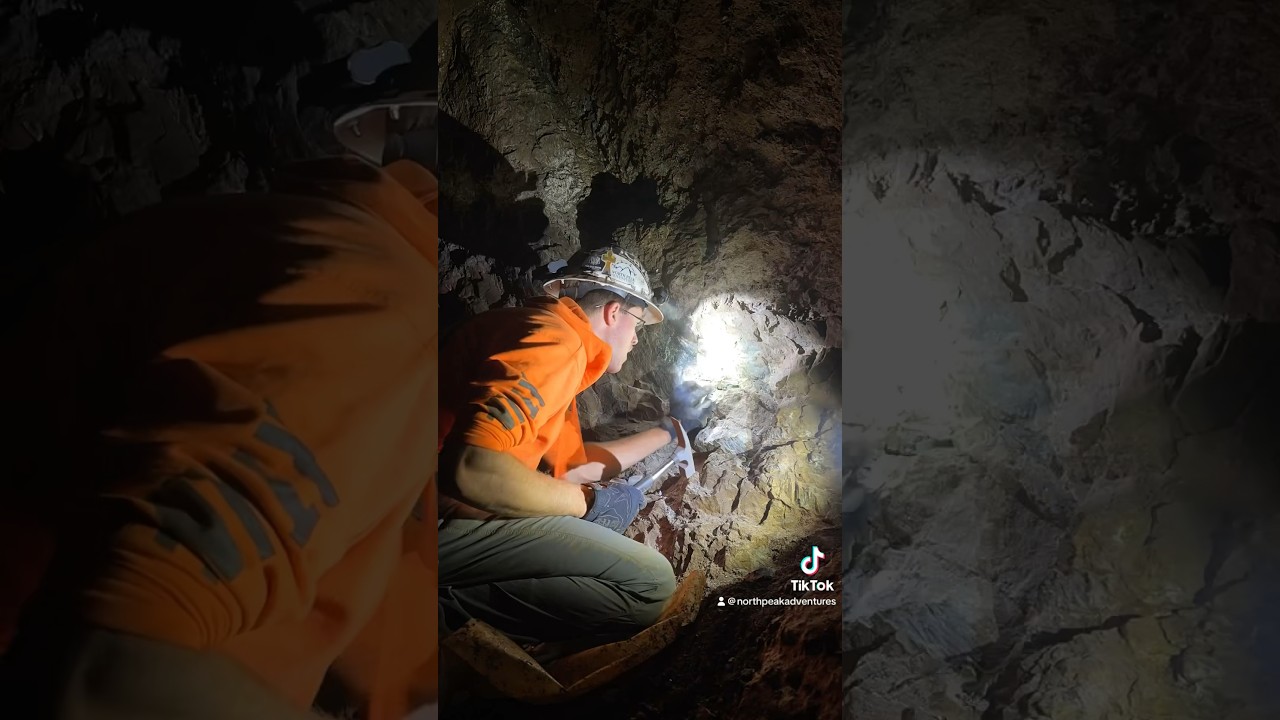 Mining Iron Pyrite, In the Mine on The Claim! #goldmines