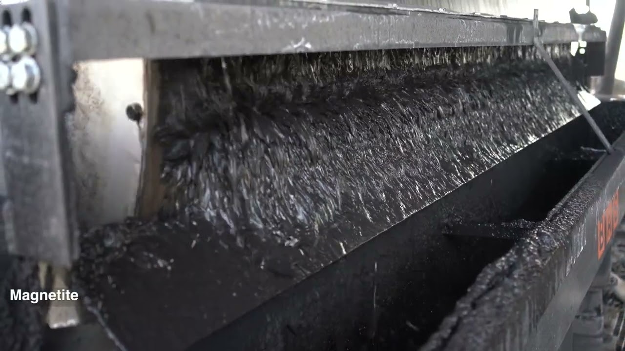 BAS® Wet Magnetic Drum Separator for Coal Washing Plant Magnetite Recovering