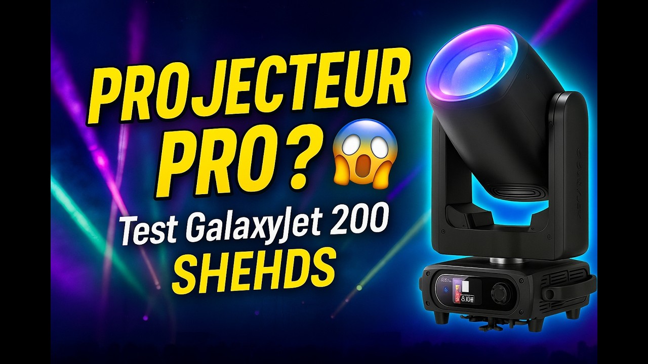 Un projecteur PRO à ce prix ? J'ai testé pour vous ! 🎬 | GalaxyJet 200 SHEHDS (Test complet)