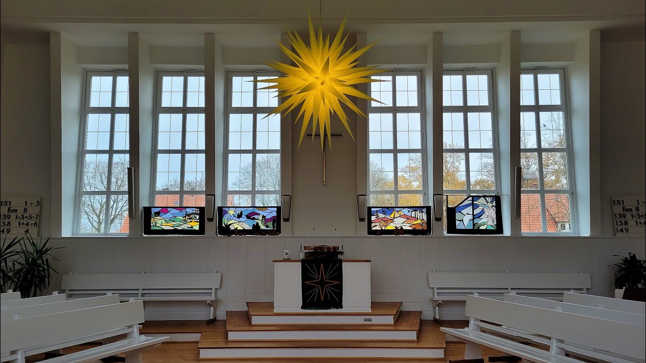 Weihnachtsabschluss mit festlicher Musik aus der Kirche der Herrnhuter Brüdergemeine Neugnadenfeld