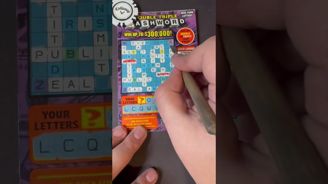 Double Triple Cashword #scratchoff #lotteryticket #scratch #scratchoffticket #jackpot #lottery #usa