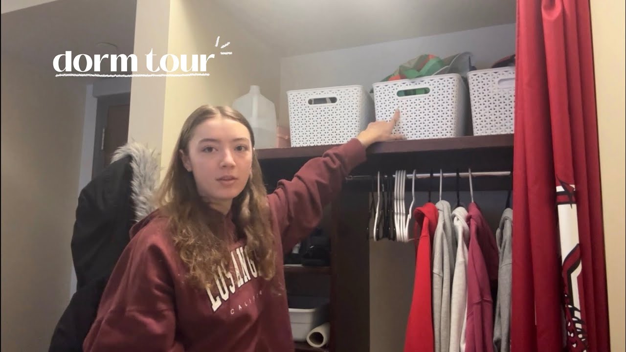 Realistic freshman dorm tour! | college vlog