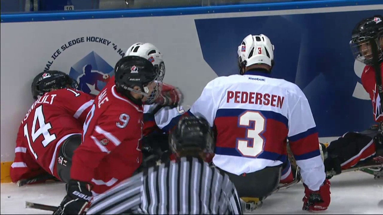 #ThrowbackThrusday Gold medal game - International Ice Sledge Hockey Tournament 