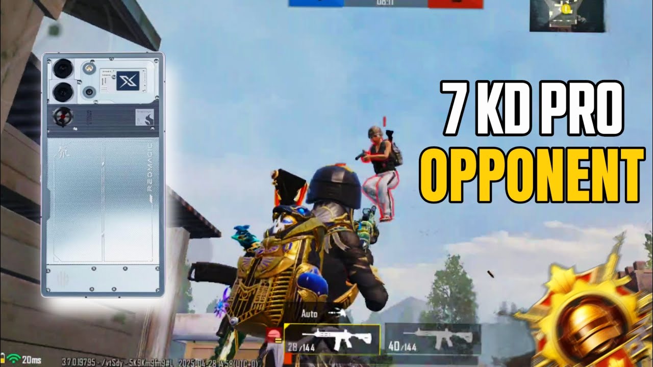 RED MAGIC 10 PRO PUBG TEST 🔥 AGAINST 7 KD PRO PLAYERS