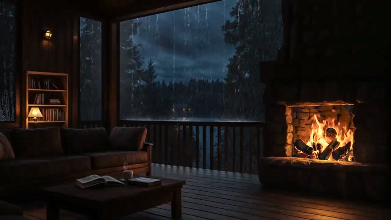 Sleep Better with Soothing Rainstorm | Night Rain in the Deep Forest Ambience ( No Ads)