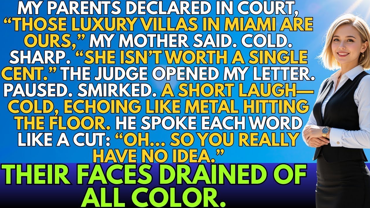 Parents Claimed My Miami Villas In Court. I Showed The Judge The Tax Returns.