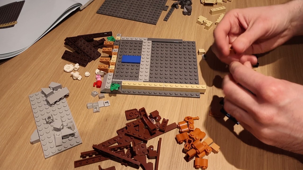 Building LEGO Harry Potter 75954 Hogwarts Great Hall Part II