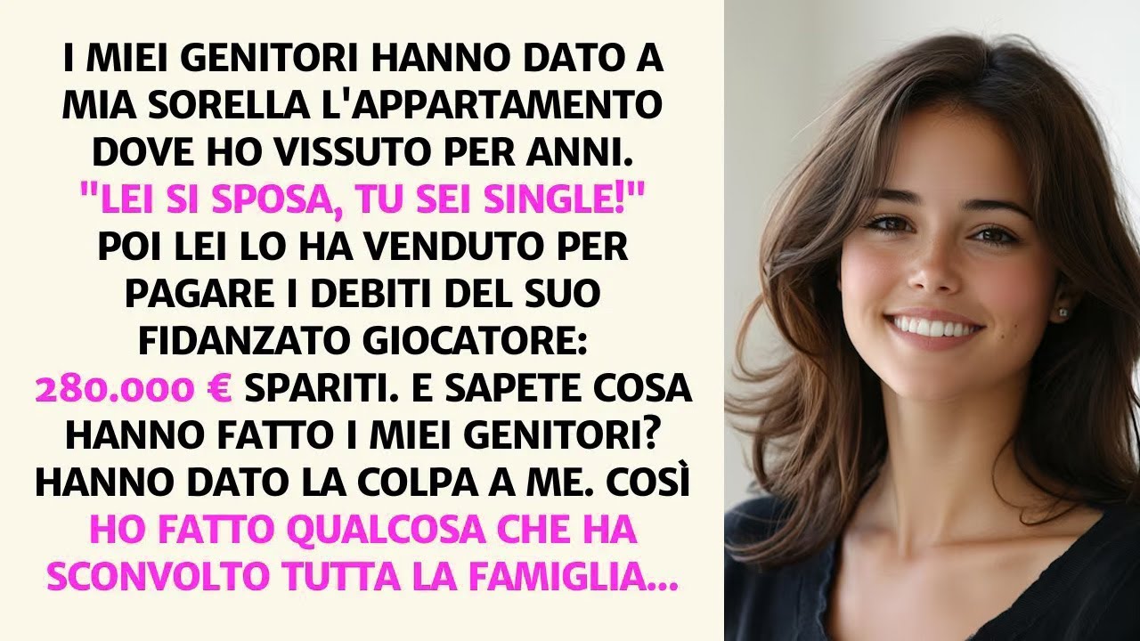 I Miei Genitori Mi Hanno Incolpata per la Casa Venduta da Mia Sorella per i Debiti del Fidanzato!