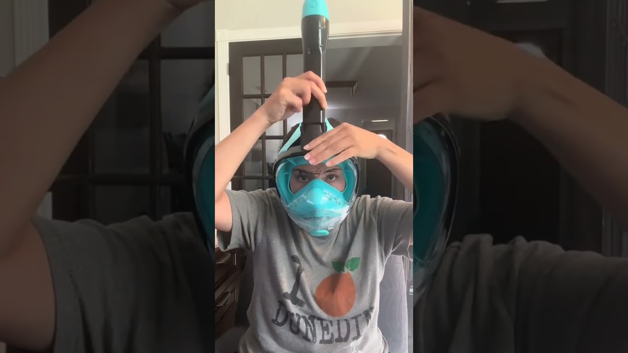 This full face snorkel mask changes the game&mdash;anti-fog, anti-leak, and lets you breathe naturally