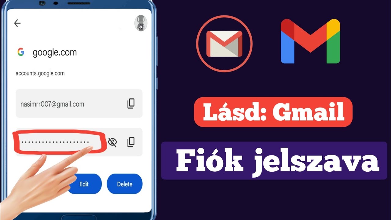 Hogyan lehet megtalálni a Gmail jelszót, ha elfelejtette | -os Gmail-jelszó megtekintése