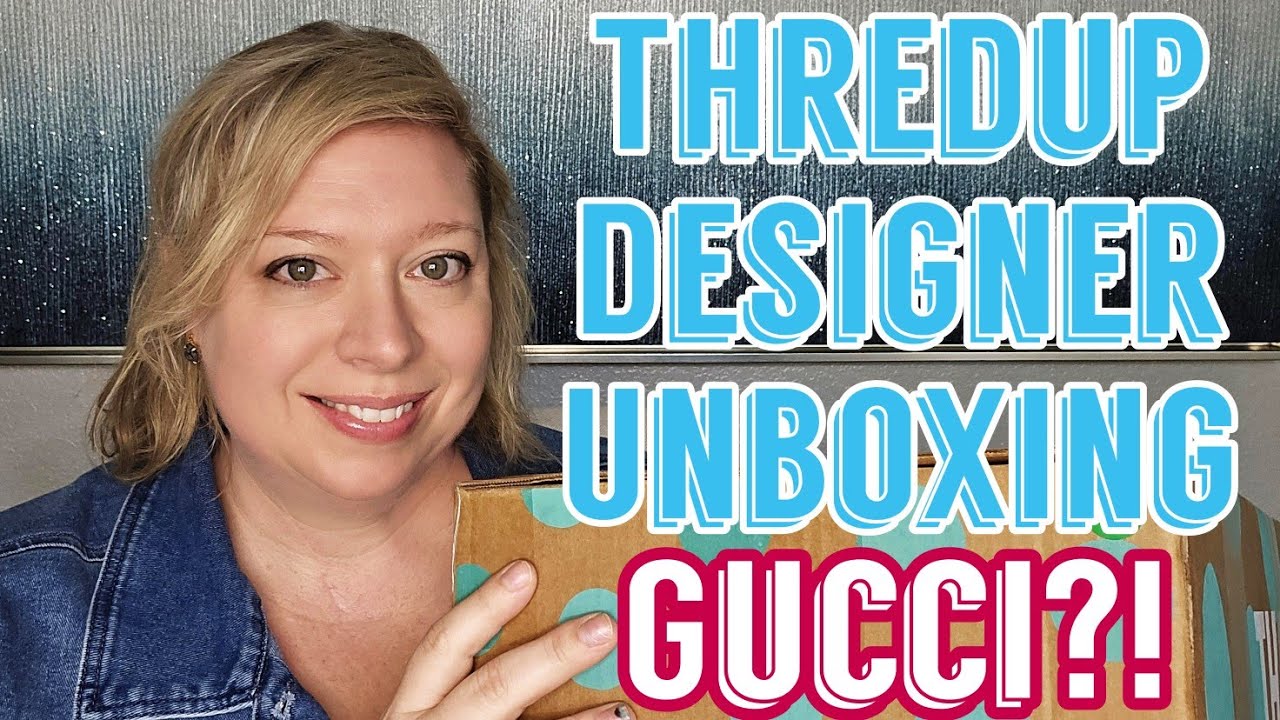 GUCCI?! Alexander McQueen in this Thredup DIY Designer Box Unboxing!