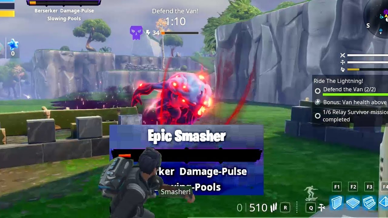 Fortnite: Save The World. Epic Smasher Miniboss.