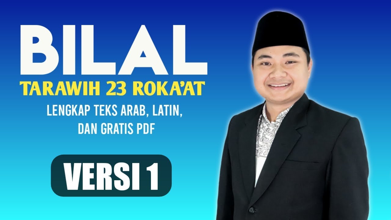 Bilal Tarawih 20 Rakaat || Versi 1 || Merdu Dan Indah || Gratis PDF