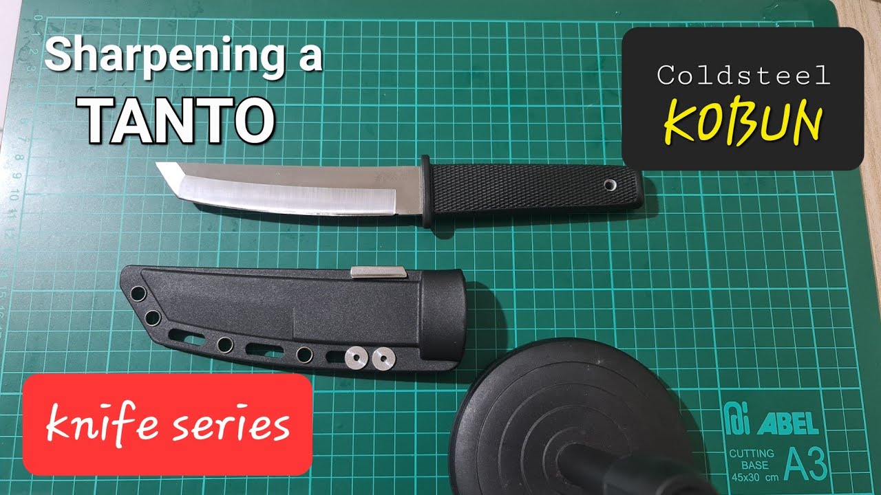 Sharpening a TANTO blade (2022) - knife series @ericcantocorner4517