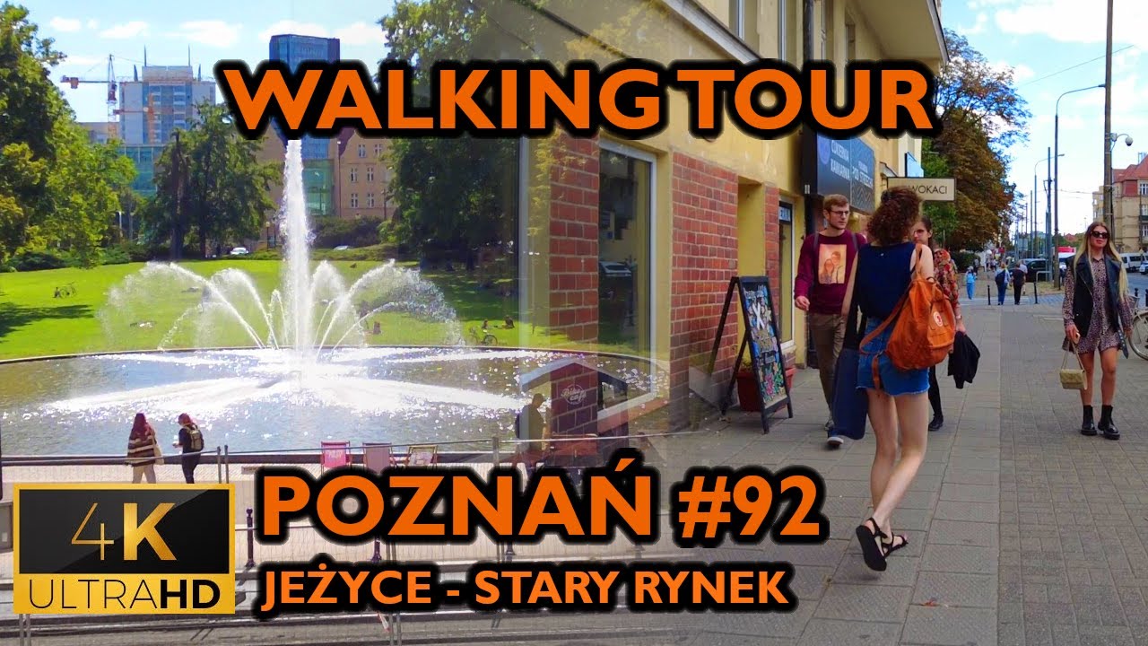 ⁴ᴷ⁶⁰ 🇵🇱 Poznan/Poland Walking Tour - #92 - From Jezyce to Old Market Square (September 2022) [4K]