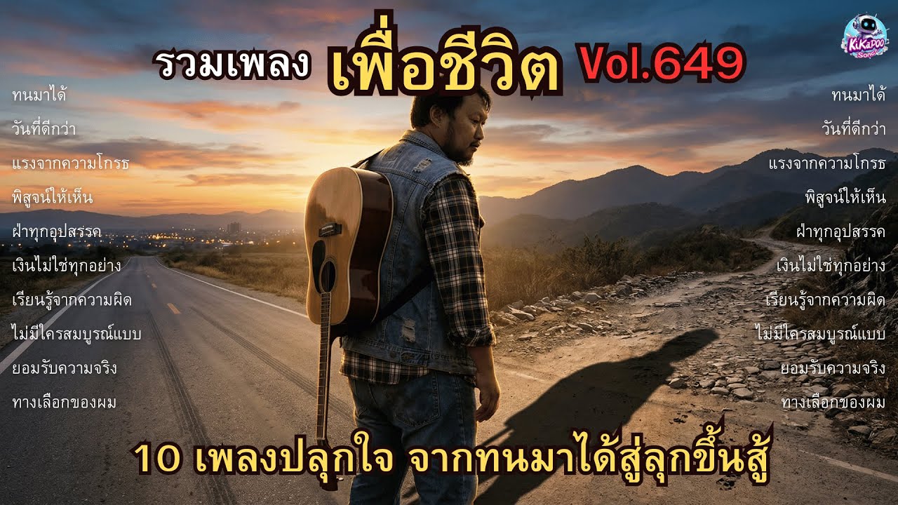 รวมเพลงเพื่อชีวิต Vol.649 🔥 ทนแล้วลุก | 10 เพลงปลุกใจ จากทนมาได้สู่ลุกขึ้นสู้ (2026)