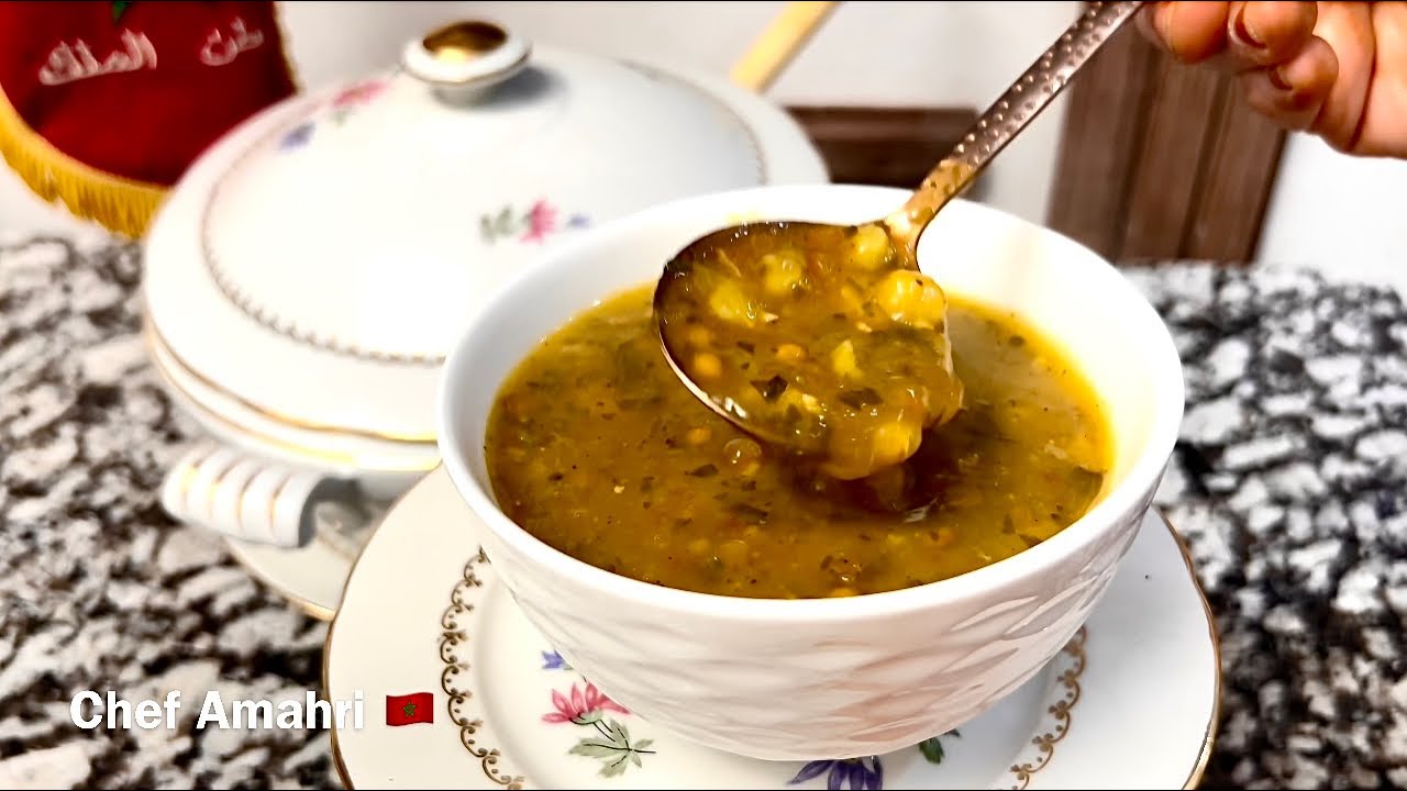 الحريرة الحامضة التقليدية المغربية ضروري تكون في مائدة الافطار في رمضان بطريقة كتجي أحلى و ألذ 