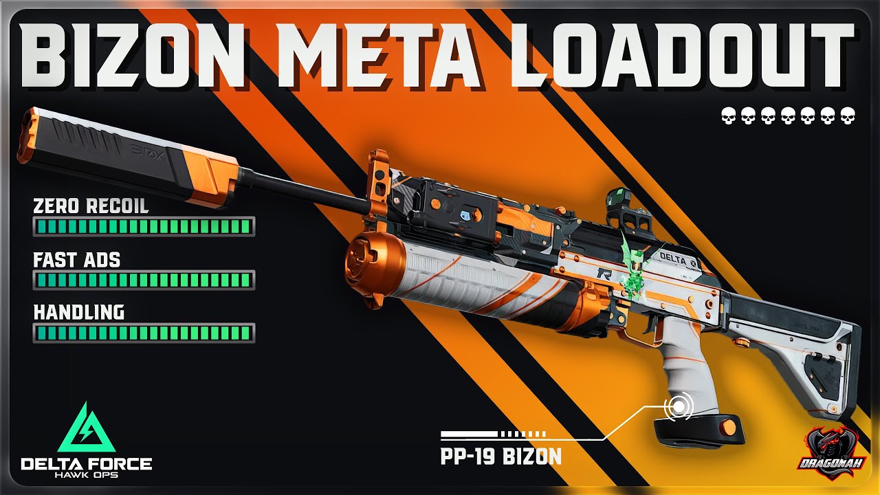 BIZON META LOADOUT - MAX AMMO & ZERO RECOIL | HƯỚNG DẪN MOD SÚNG | DELTA FORCE | DRAGONAK